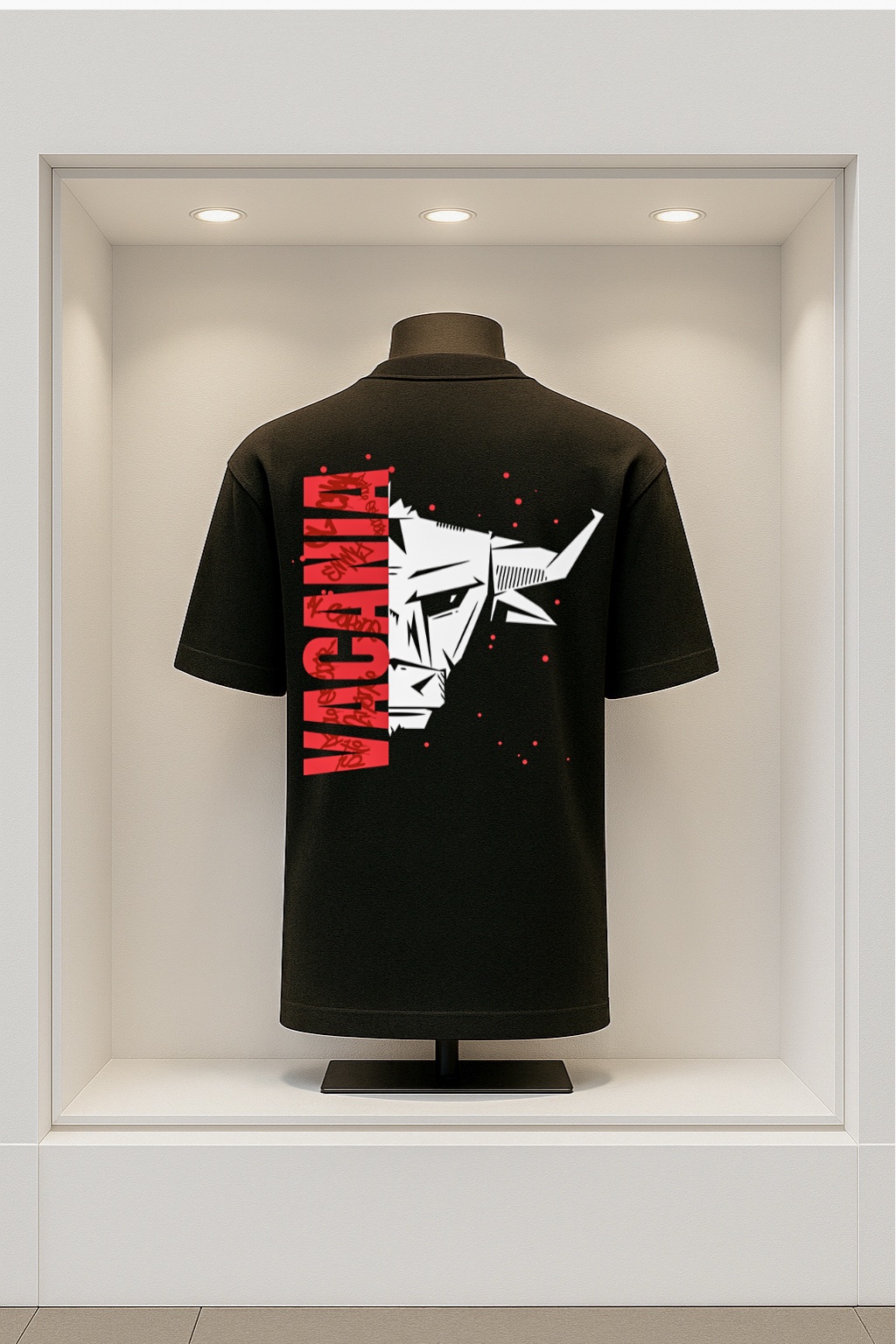 Camiseta Vacania Negra - Imagen 2